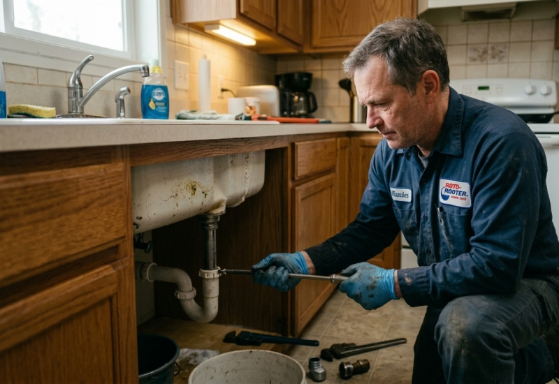 Professional drain cleaning and hydro jetting services provided by your trusted local plumber in Oklahoma City, OK.